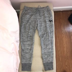 VS Pink gray joggers